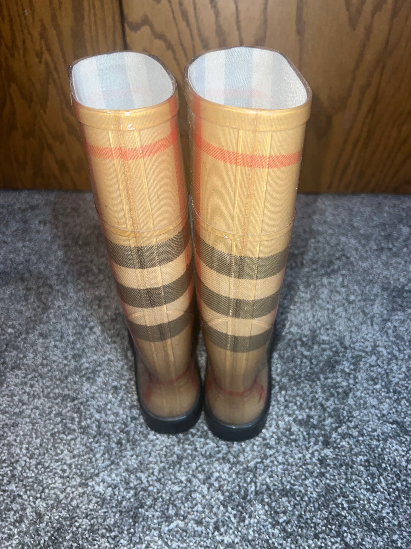 Burberry Nova Check Rain Boots