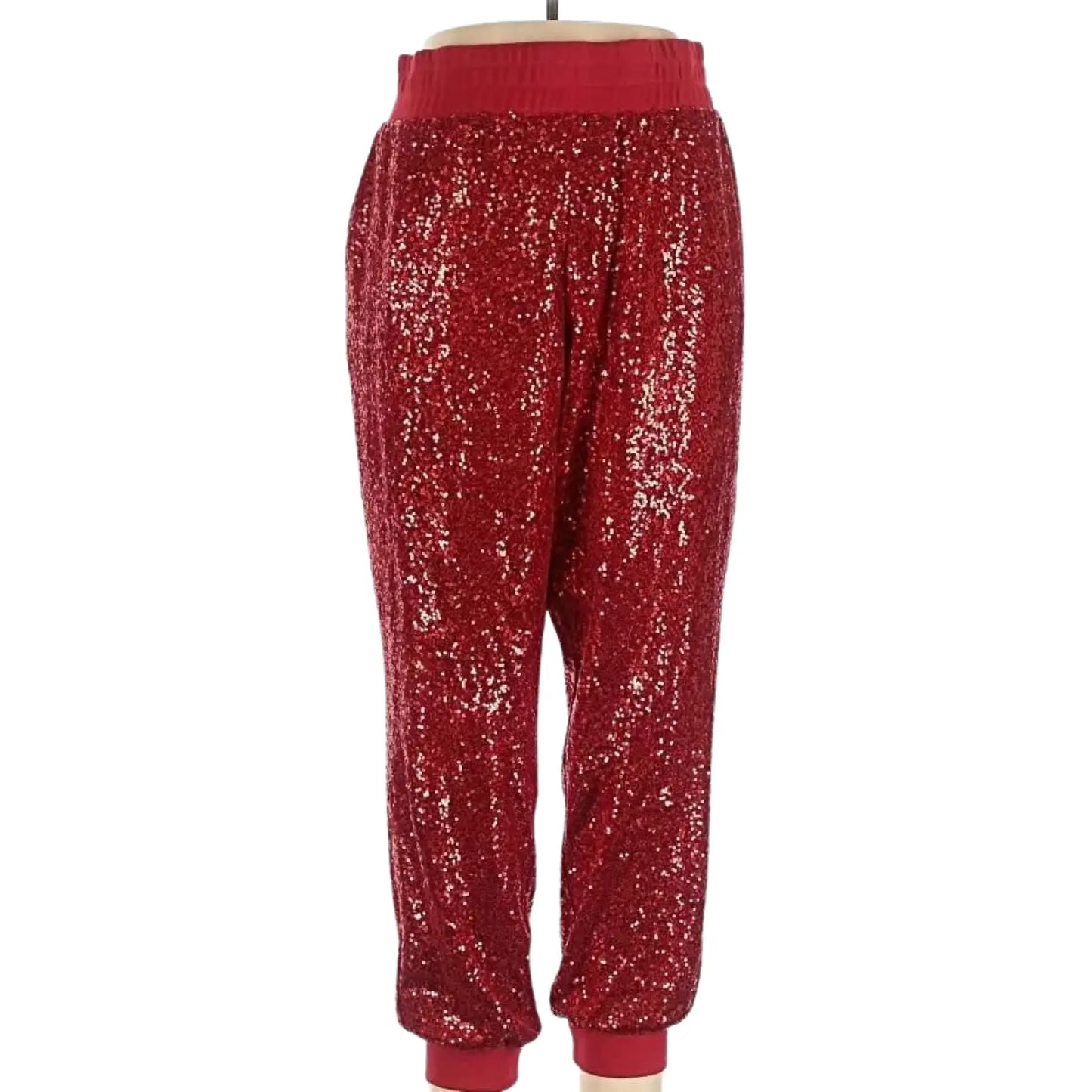Ashley Stewart Sequins Jogger Pants